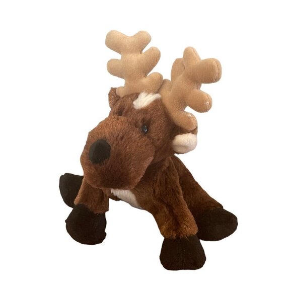 Webkinz Reindeer Plush  HM137 GANZ Moose NO CODE Toy Stuff Animal Deer Christmas - Picture 1 of 7